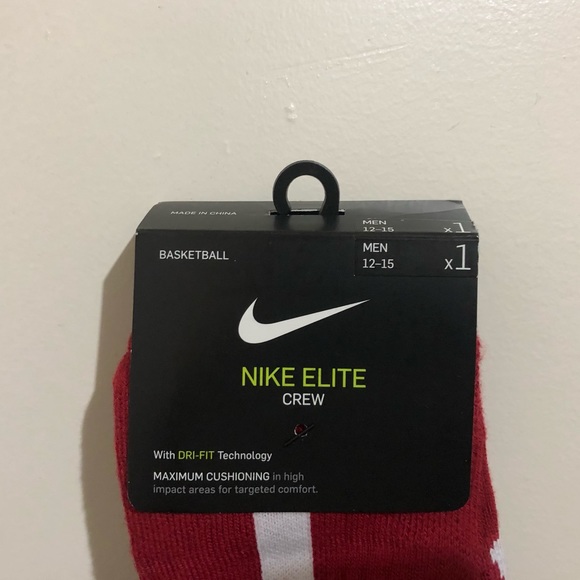 Nike Elite Basketball Socks, Crew, 1 Pair, Various Sizes - Picture 4 of 11